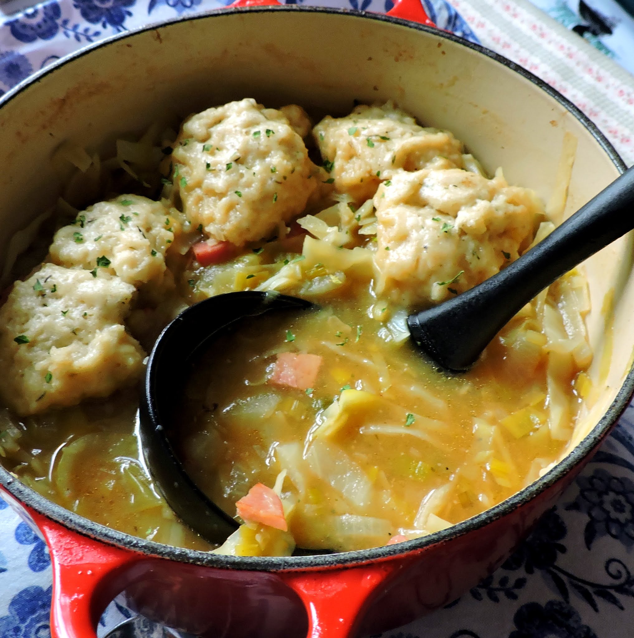 Winter Vegetable Soup with Cheese Dumplings The English Kitchen