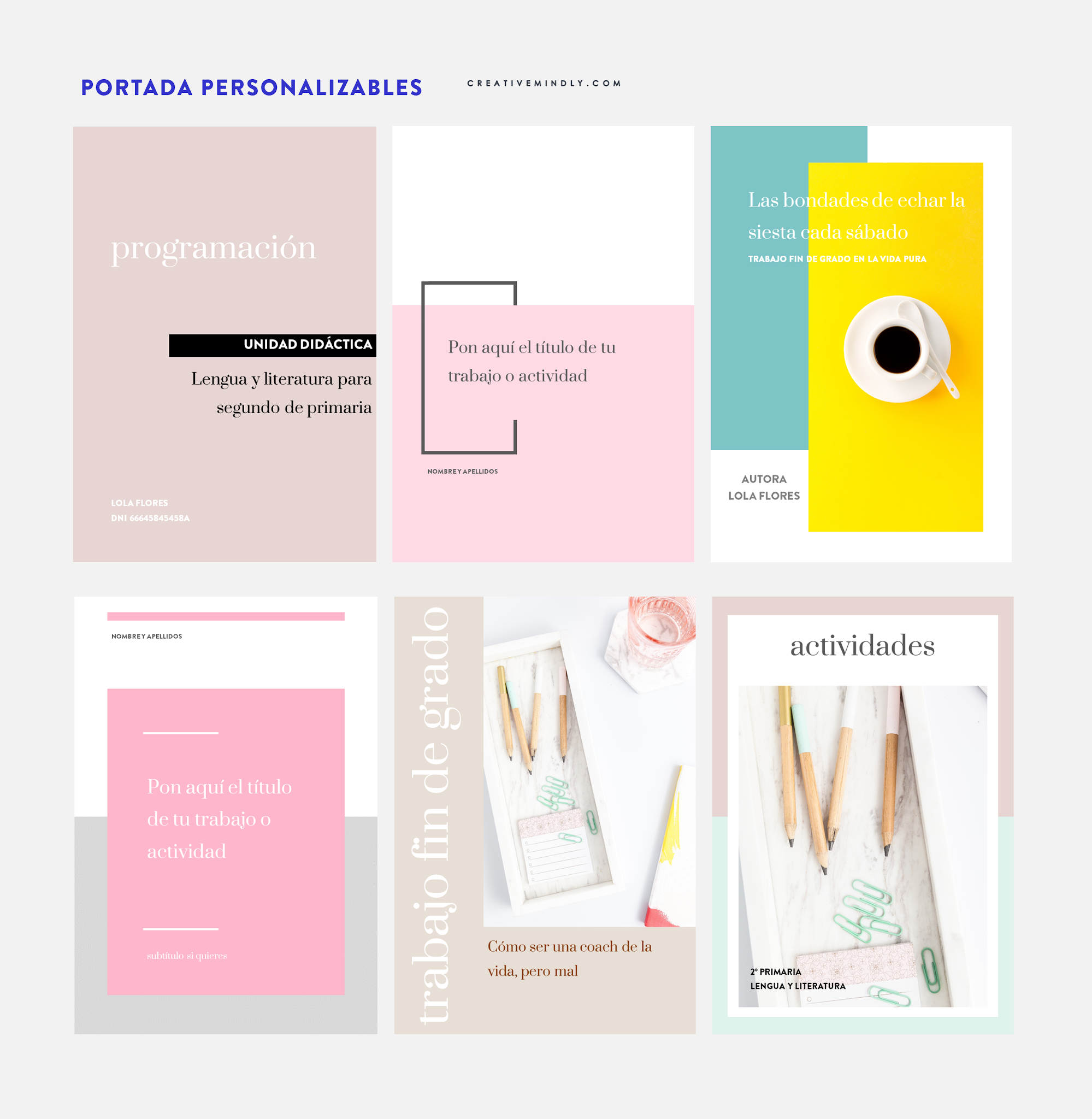 Creative Mindly: Plantillas programaciones didacticas y unidades didacticas