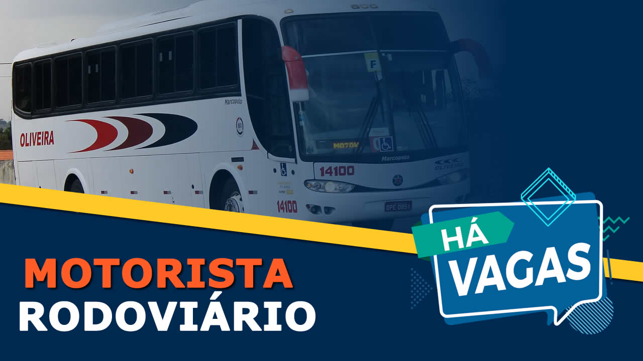 vaga para motorista rodoviário