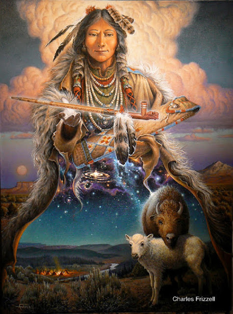 Языческий мир индейцев Северной Америки в картинах Чарльза Фриззла