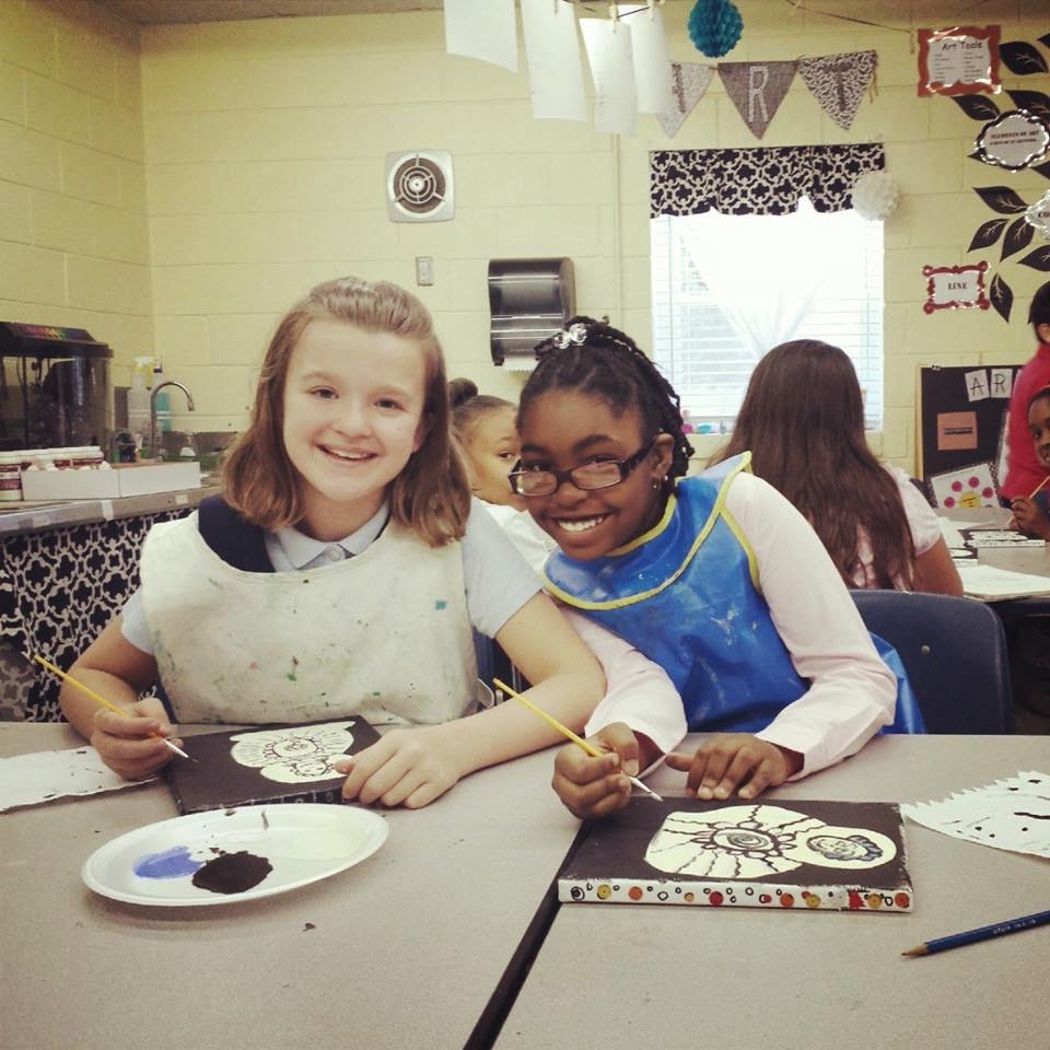 Mrs. Strouse's Art Class (at Mountain Island Day School) Art Club, Art