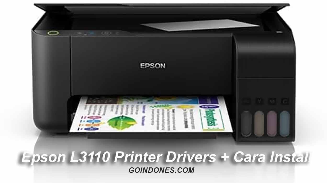 (Download Link ) Epson L3110 Printer Drivers + Cara Install