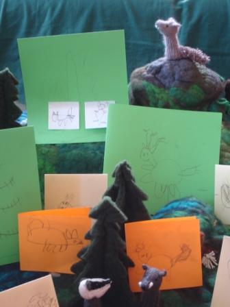 Papier & Figur: Waldtiere zeichnen