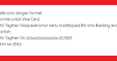 Cara Cek Tagihan Kartu Kredit Bukopin Dan Cara Cek Sisa Limit Kartu Kredit Bukopin Cara Cek Jumlah Tagihan