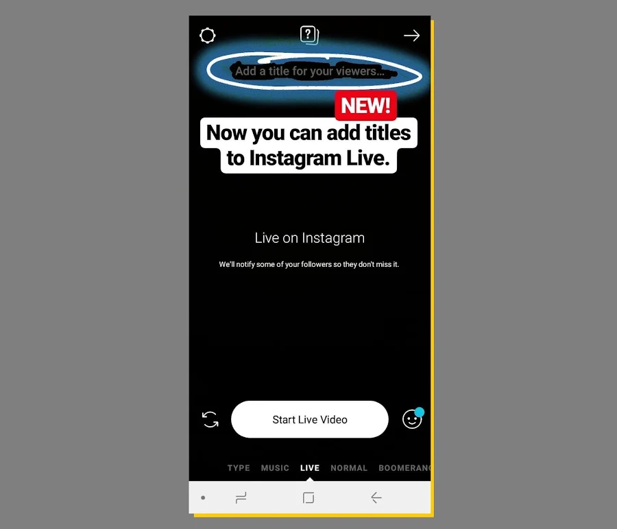 Instagram Tests New Title Option for Live Videos