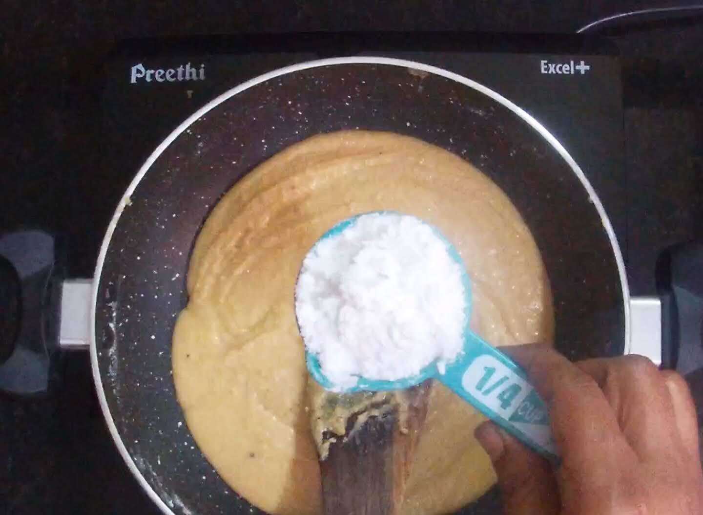 Easy Milk Sweet Instant milk sweet with kova, condensed milk and sugar