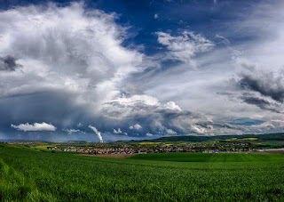 Wetterfotografie Regenfronten Weserbergland