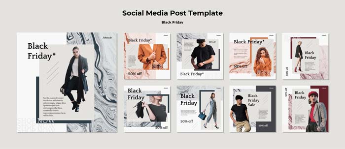 Black Friday Social Media Post Template Free Download Black Friday Social Media Post Template