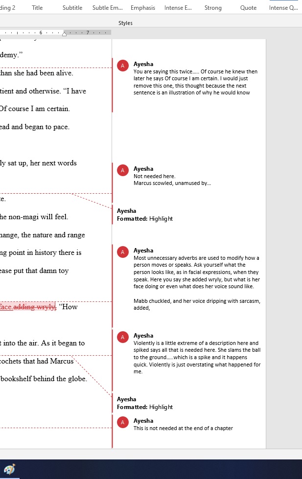 What Ayesha Reads Beta Reading Services