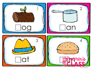 Write the Room Phonics pack. Your students will have fun expanding their vocabulary, practicing their handwriting skills, and practicing various phonics skills. A fun writing literacy activity. Perfect for a Kindergarten or First Grade writing center. The set includes practice with short vowels, initial sounds, ending sounds, and blends! #writingcenter #writing #writetheroom #kindergarten #kindergartenwriting #phonics #1stgrade