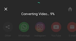 wait saving video process wait saving video process