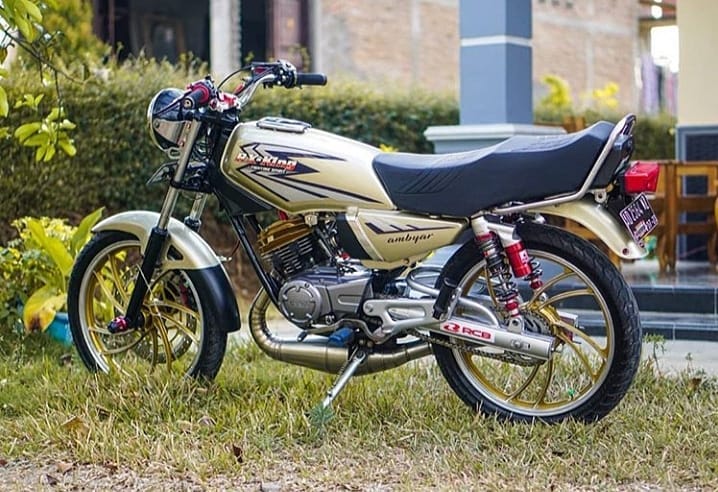 Modifikasi Rx King Warna Silver Original, Polos, Metalik, Doff, Gold