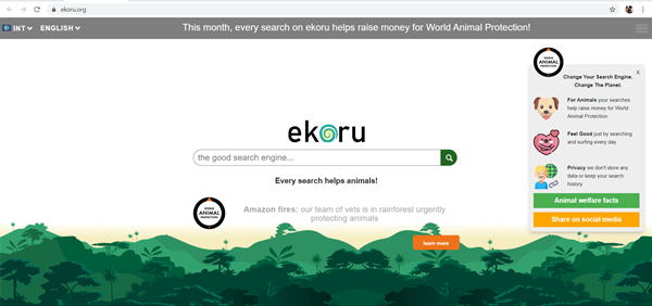 Motor de búsqueda Ekoru
