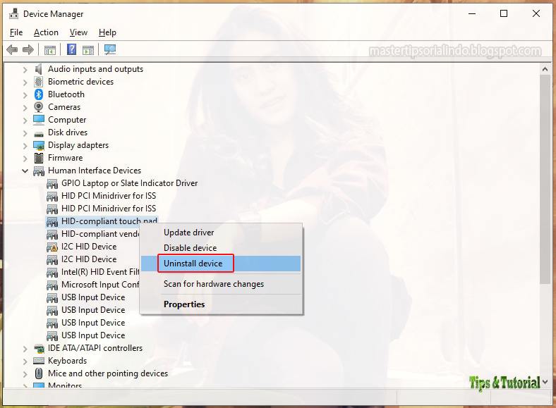 Memperbaiki Touchpad Error This device cannot start (Code 10) di