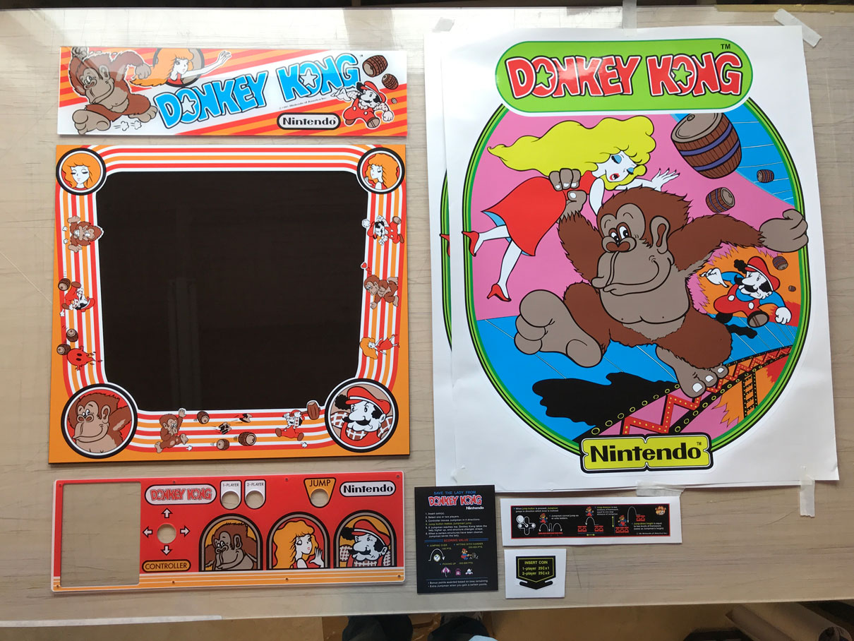 Building A Donkey Kong Arcade Cabinet My Arcade Art Repro