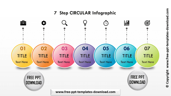 7  Step CIRCULAR Infographic Download