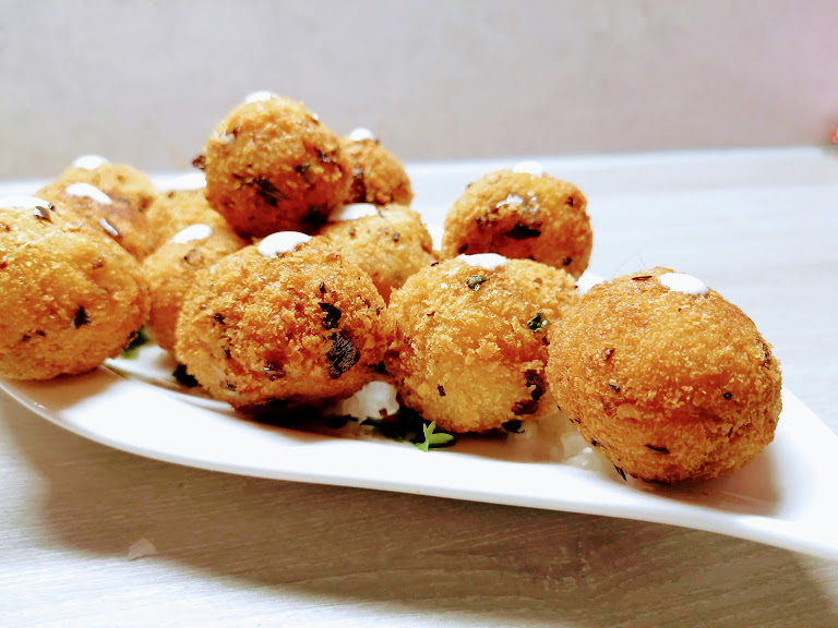 Snack Recipe Potato Cheese Shots