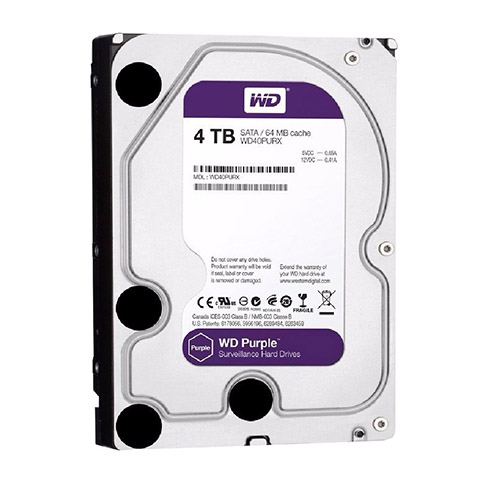 Ổ cứng WD Purple 4TB WD40PURX, Loại ổ tím chuyên dụng