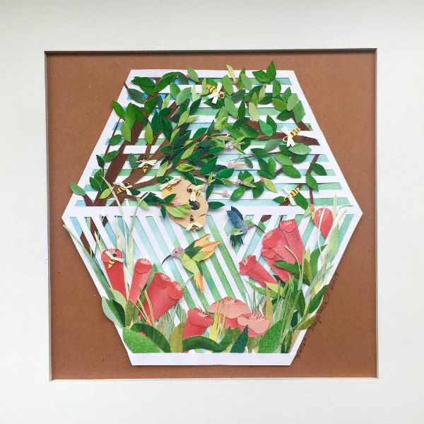 Captivating Cut Paper Collage Art by Sarah Suplina