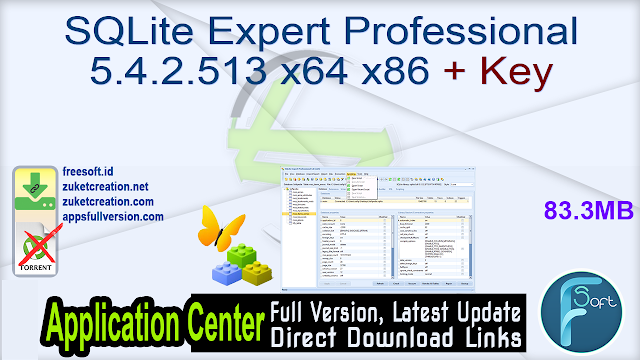 SQLite Expert Professional 5.4.2.513 x64 x86 + Key