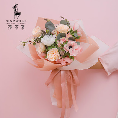 Kertas Buket Bunga / Flower Bouquet Wrapping Paper (Seri HX-031 / HX Blurs)
