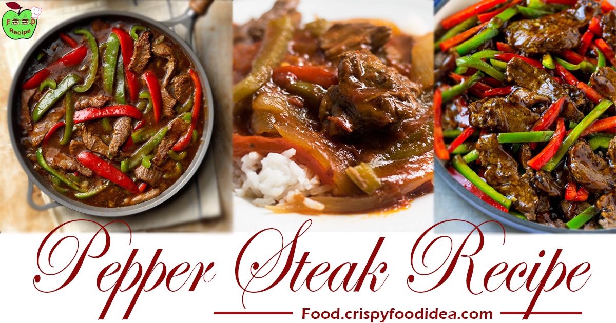 easy pepper steak with rice and sauce recipe | pepper steak recipe