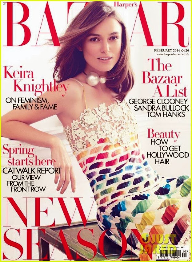 Celeb Diary: Keira Knightley in Harper’s Bazaar UK (februarie 2014)