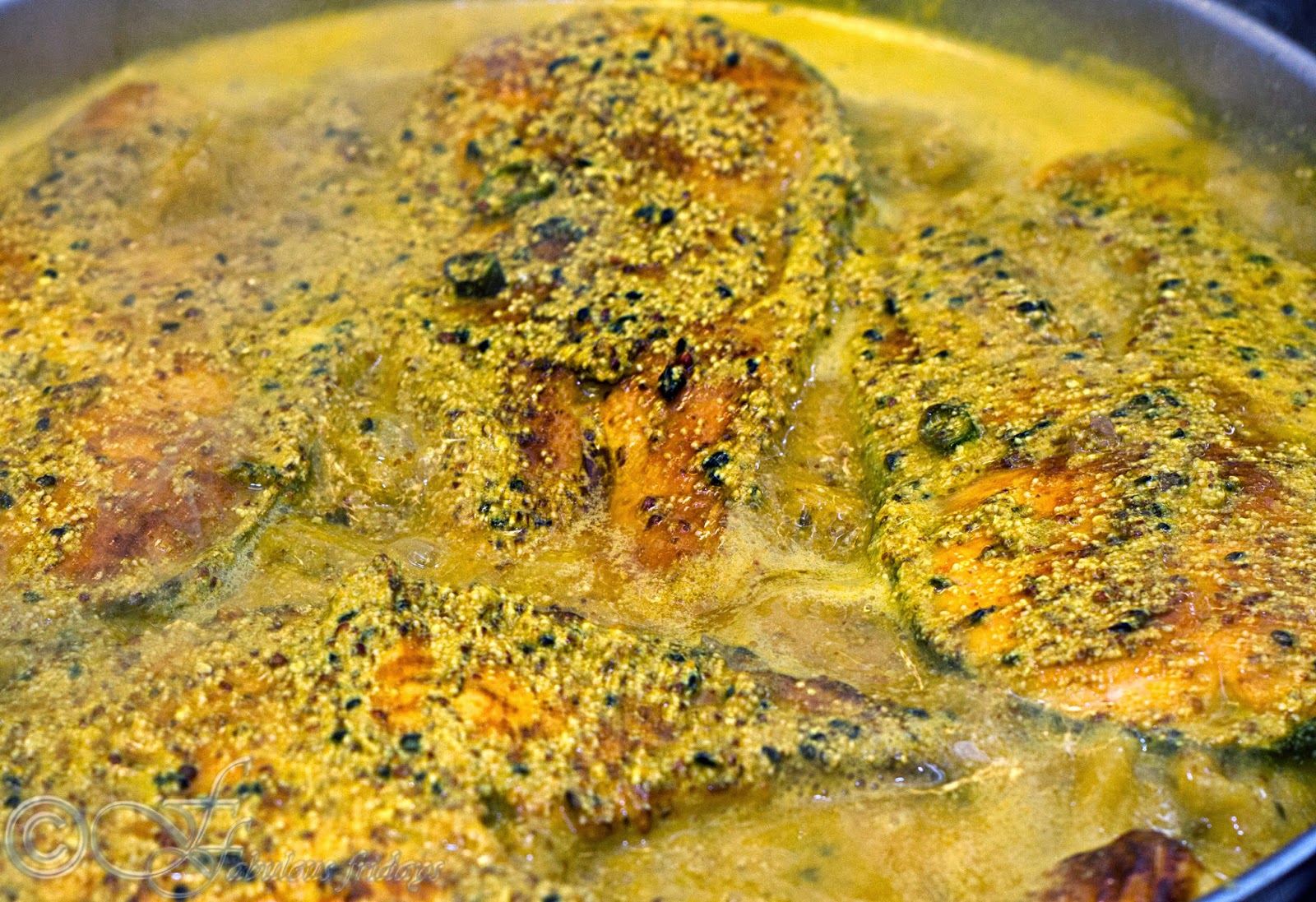 fabulous fridays Mustard fish curry