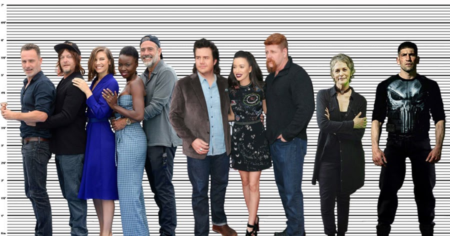 Andrew Lincoln Height - Photographic Height Comparison - Brie