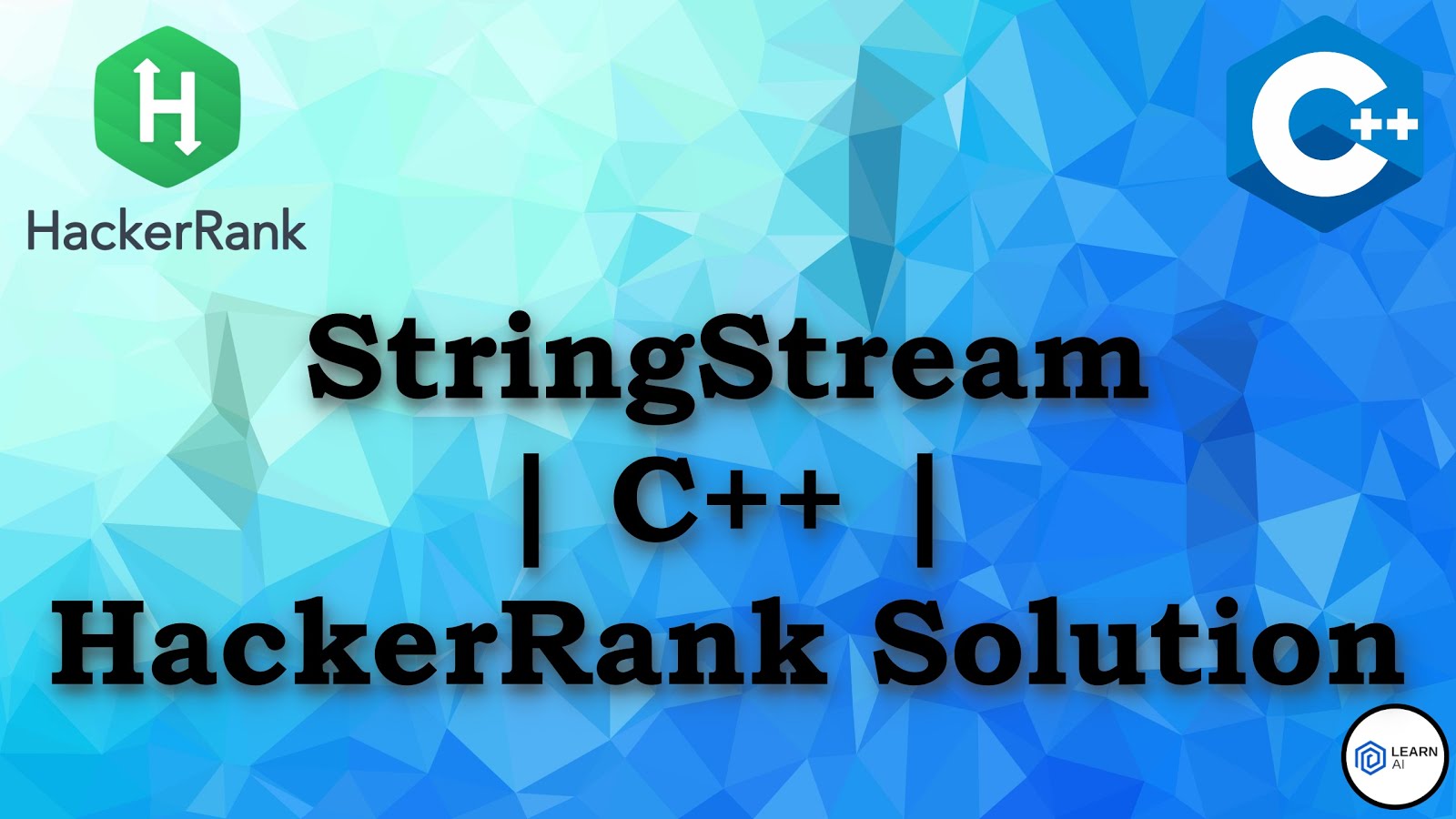 Stringstream Cpp