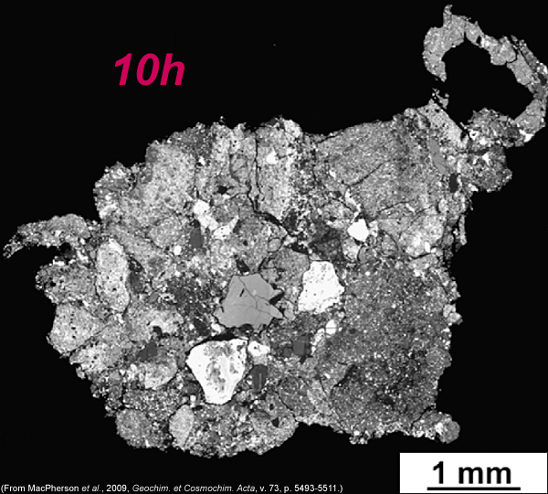 Meteorito Kaidun Vários grupos de meteoritos em uma só rocha