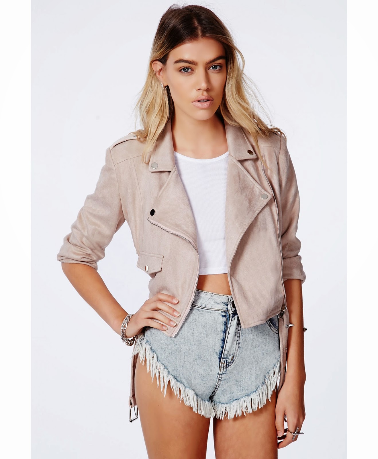 Missguided suede jacket Clearance