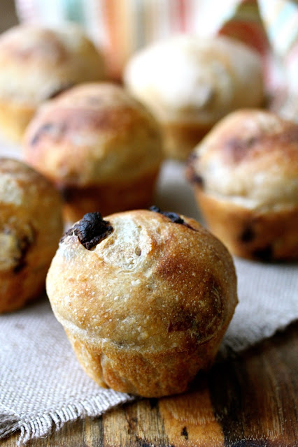 Dark Chocolate Cherry Pocket Bread