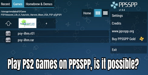 Can I Play PS2 Games on Android with PPSSPP Emulator?