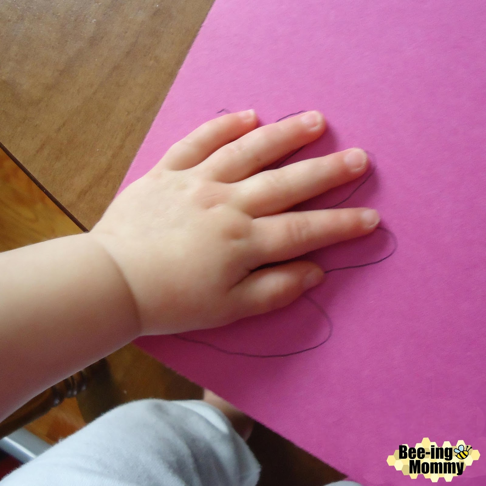 Hand Print Flower Bouquet