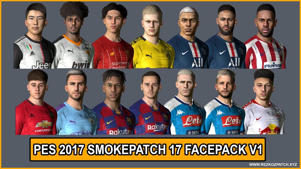 PES 2017 Facepack v35 by FR Facemaker ~