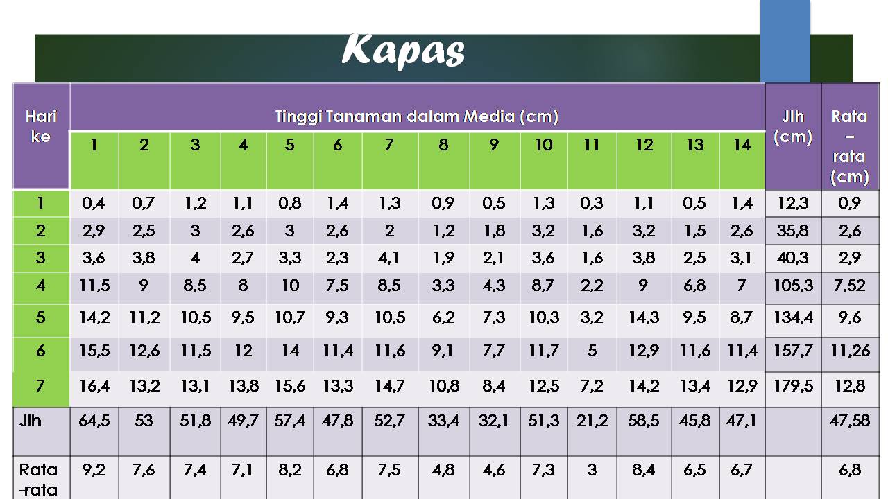 Biologi (Clover Catcher): Laporan Pengamatan Pertumbuhan Kacang Hijau