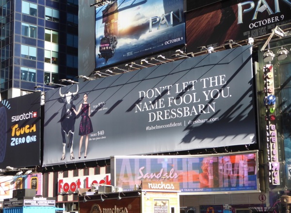 Don't let the name fool you Dress Barn F/W 2015 billboard Times Square