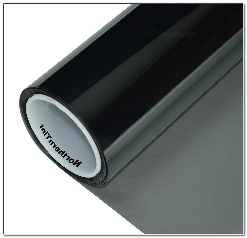 24 X 100 Ft Roll 5/% Window Tint 2 Ply Professional Dark Charcoal Tint Film Bulk Self Adhesive