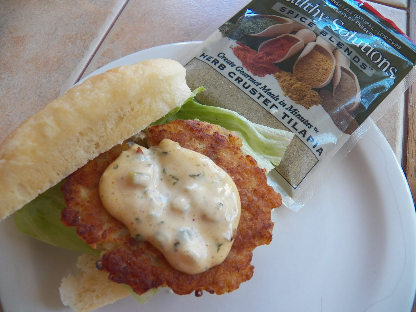 Cape Cod Sliders with Healthy Solutions Herb Crusted Tilapia Seasoning