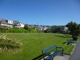 Putting course at the Boating Lake in Perranporth, Cornwall