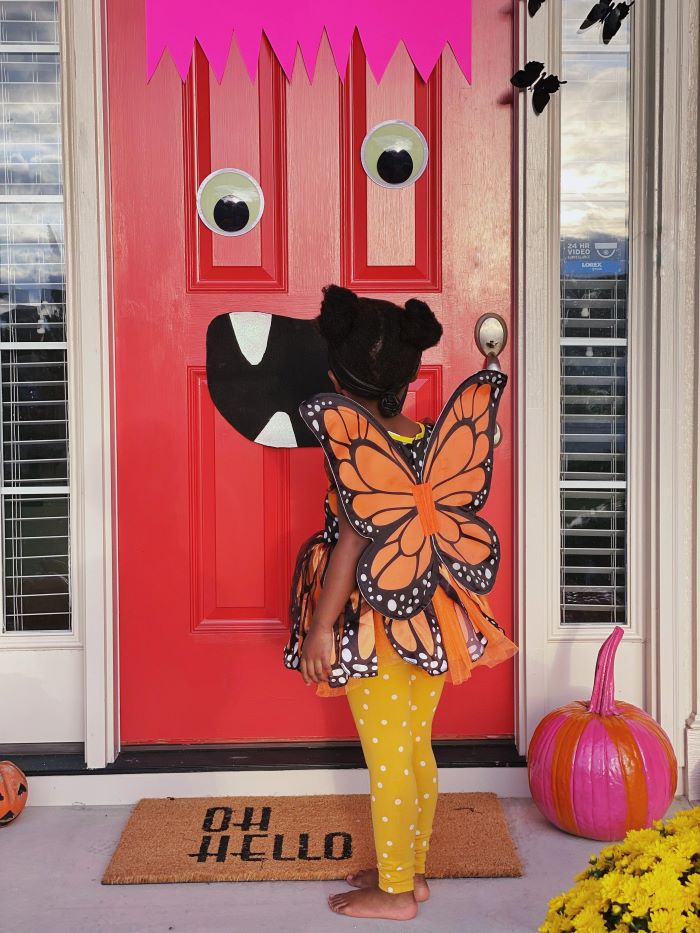 Our Halloween Monster Door -2021 Edition- designaddictmom
