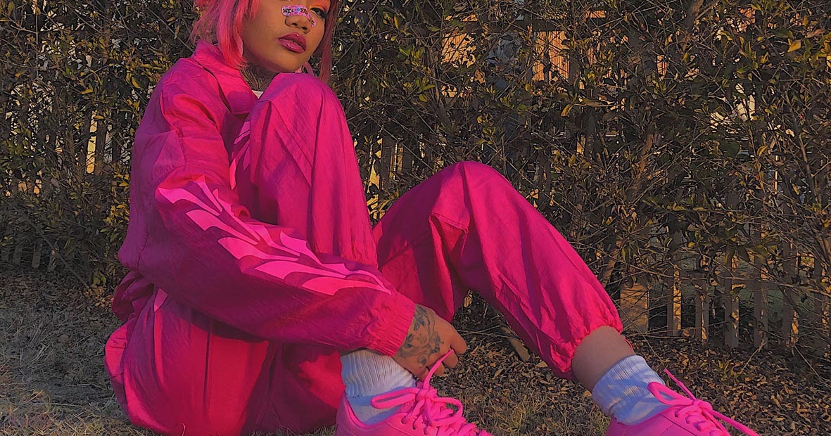 puma pink outfit