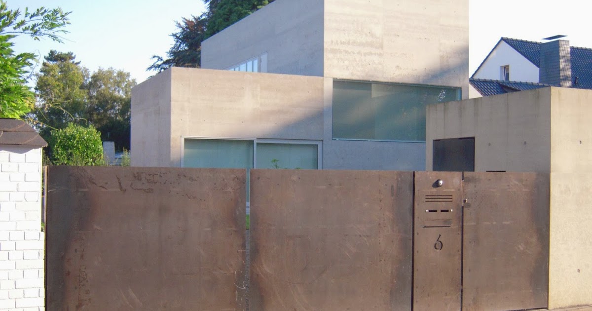 Frobel Metallbau Tor Aus Cortenstahl Rost