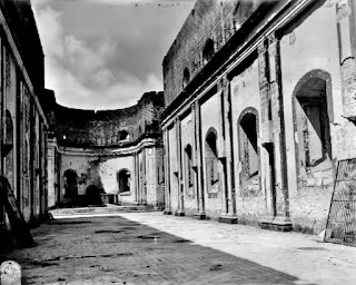 Interior Lipa Cathedral after WWII