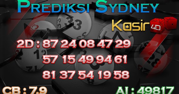 PREDIKSI TOGEL SYDNEY 12 AGUSTUS 2019 Prediksi Togel Akurat Kasir4D