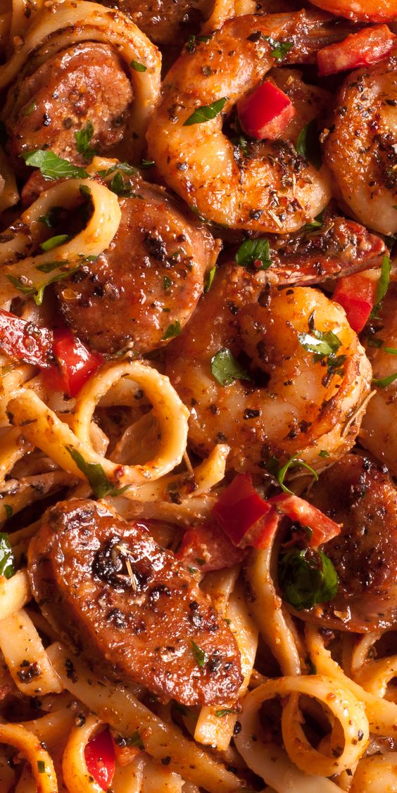 Creamy Cajun Shrimp and Sausage Pasta dessert recipes diabetics