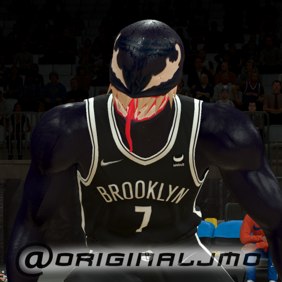 Venom and  Spider-Man Cyberfaces by JMO | NBA 2K22