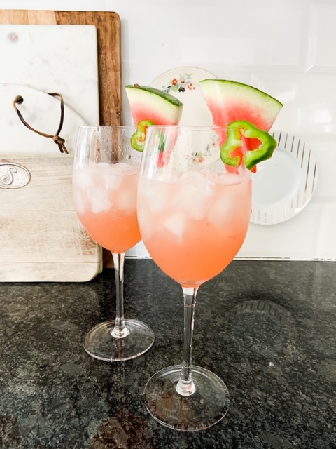 watermelon jalapeno margaritas