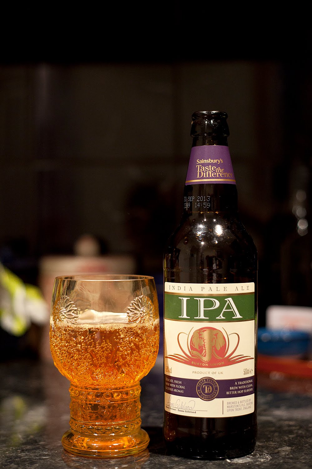 Reverend Beer Sainsburys Taste The Difference, India Pale Ale